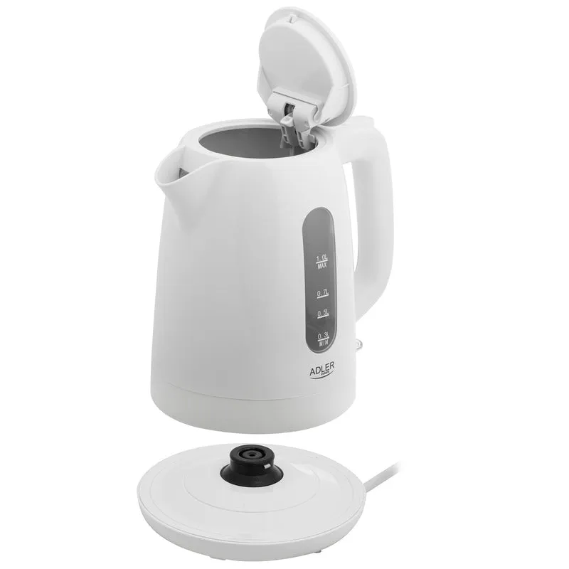 Adler AD 1380w Wasserkocher 1,0L weiß, 2200W