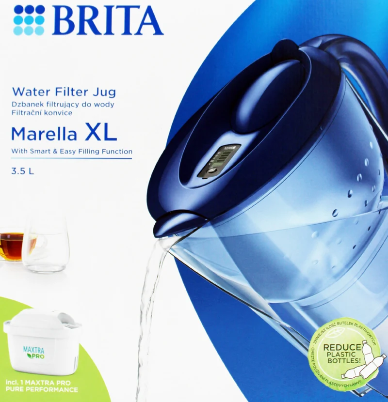 Brita Marella XL Wasserfilter 3,5 L blau + Maxtra Pro Kartusche