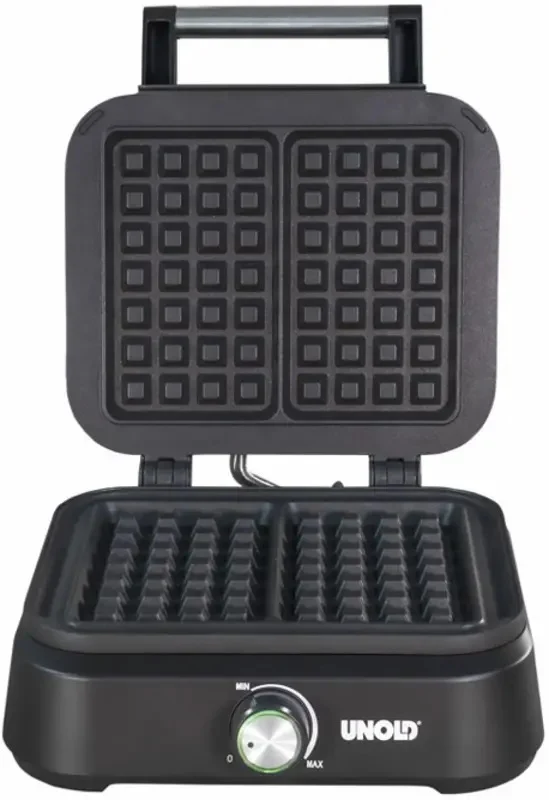 Unold 48275 Belgisches Waffeleisen Brüssel Waffeleisen Schwarz