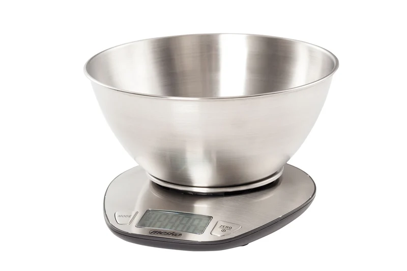 Mesko MS 3152 Küchenwaage mit Schüssel bis 5kg Edelstahl
