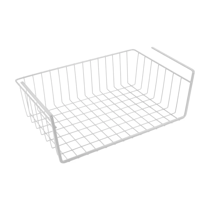 Hängekorb weiß Metall 50 cm Metaltex