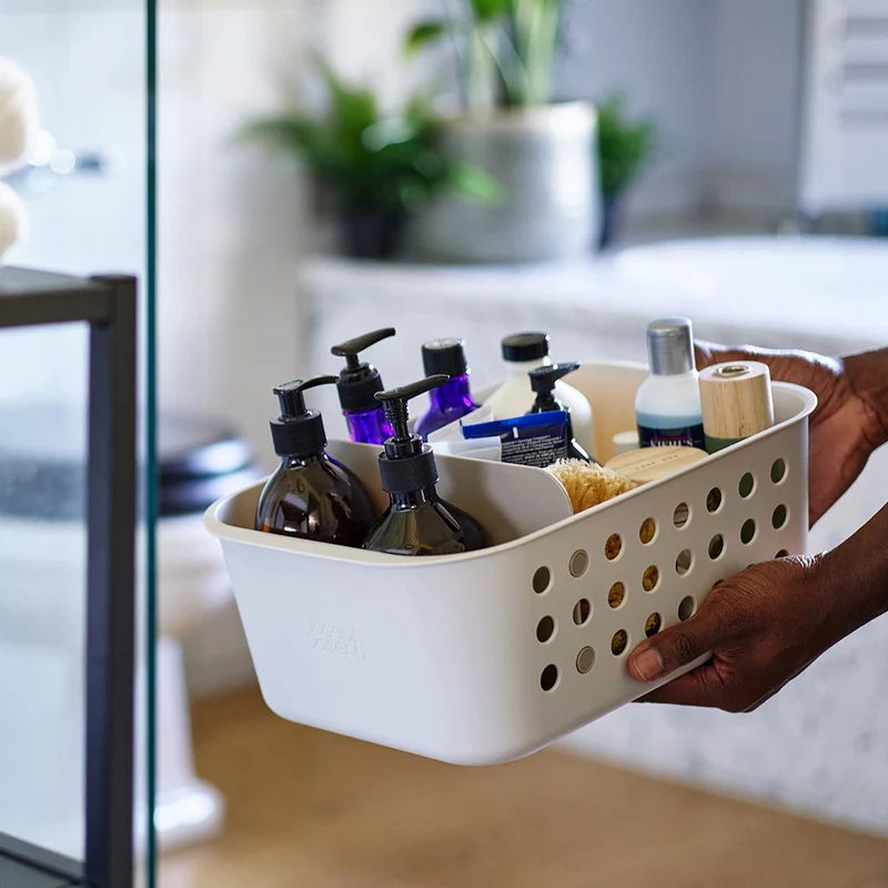 Kunststoff Badezimmer Korb mit Trennwand Joseph Joseph - EasyStore