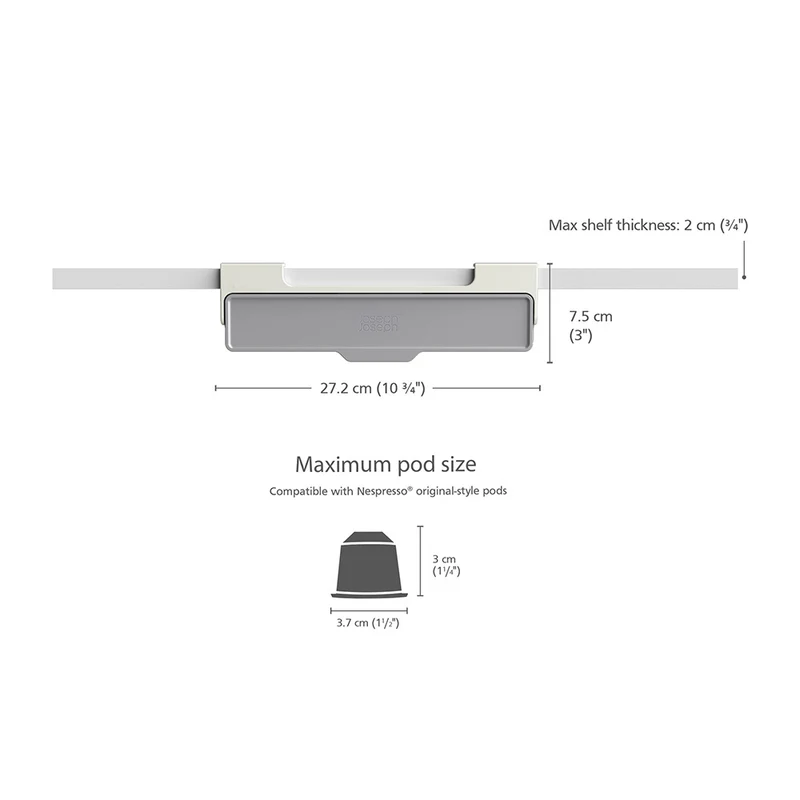 Nespresso Kapselhalter hängend Joseph Joseph - CupboardStore