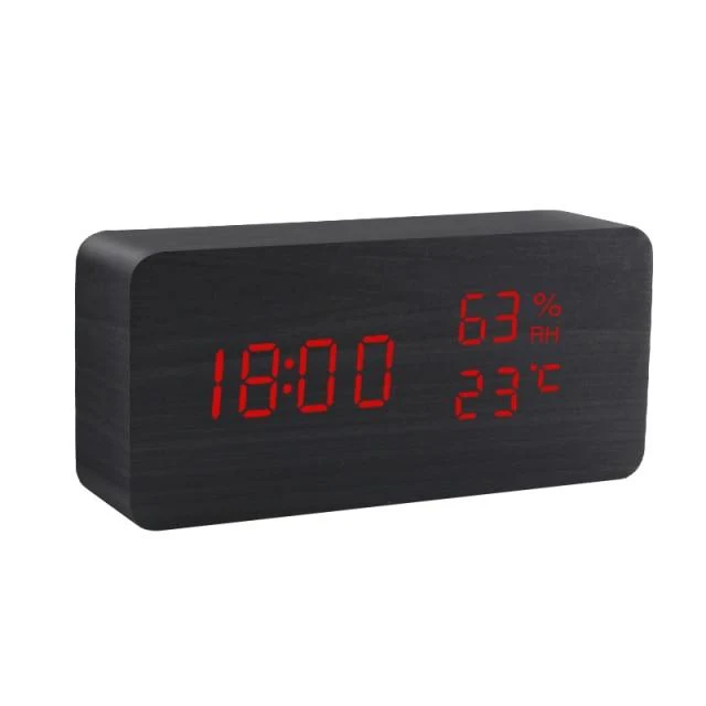 Boom Minimalistische LED Wekker Met Alarm En Digitale Wekker