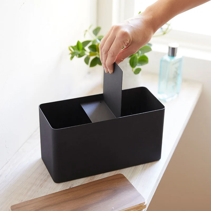 Aufbewahrungsbox für Bad mit Deckel Yamazaki