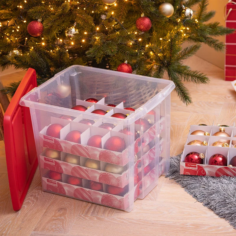 Weihnachtskugelbox 64 Kugeln Sunware - Nesta