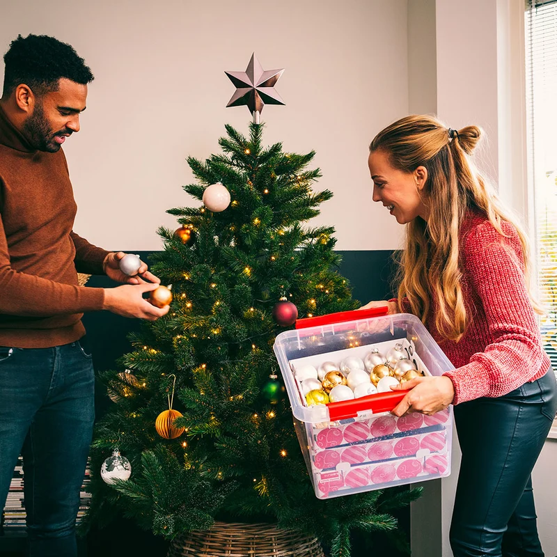 Weihnachtskugelbox 116 Kugeln Sunware - Q-line
