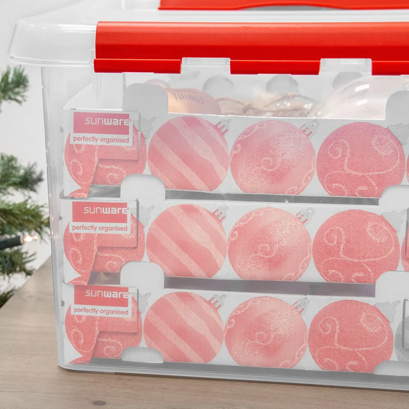 Weihnachtskugelbox 75 Kugeln Sunware - Q-line