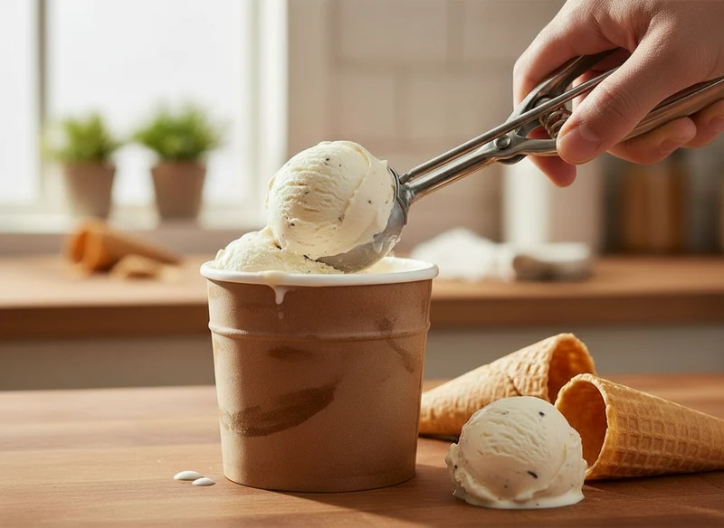 Cookinglife - Eiskelle - Eislöffel - RVS - 27 cm