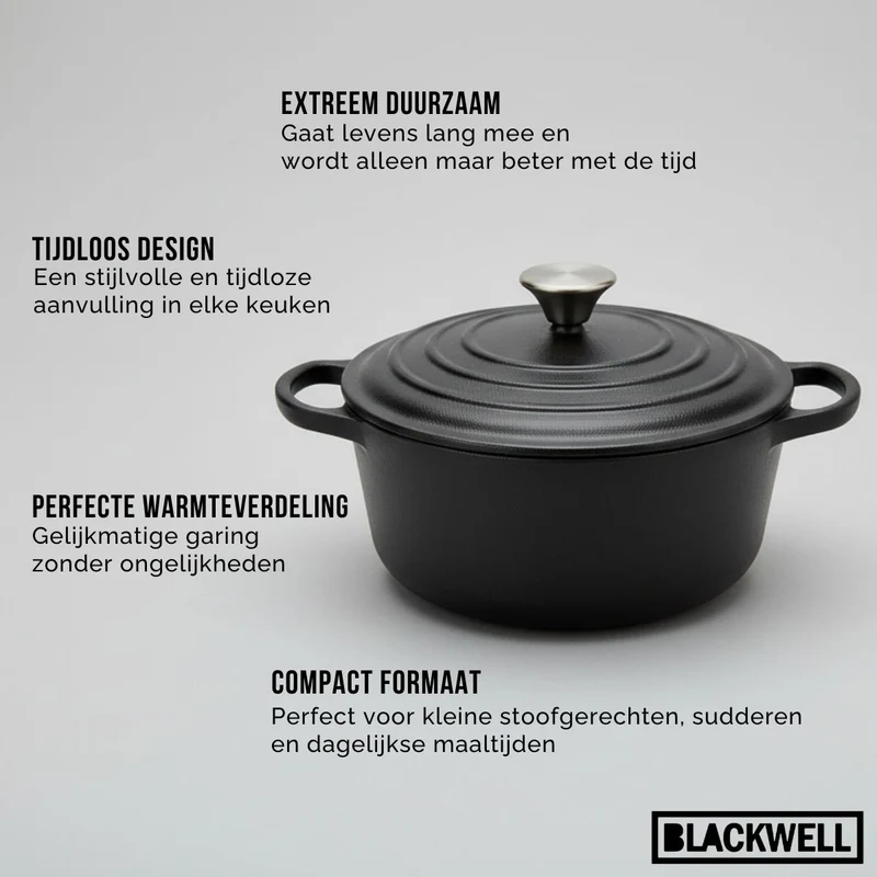 Blackwell Bräter Gusseisen ø 20 cm
