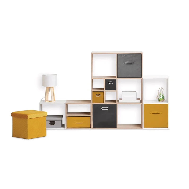 Faltbare Aufbewahrungsbox gelb 31x31x15 cm Five®