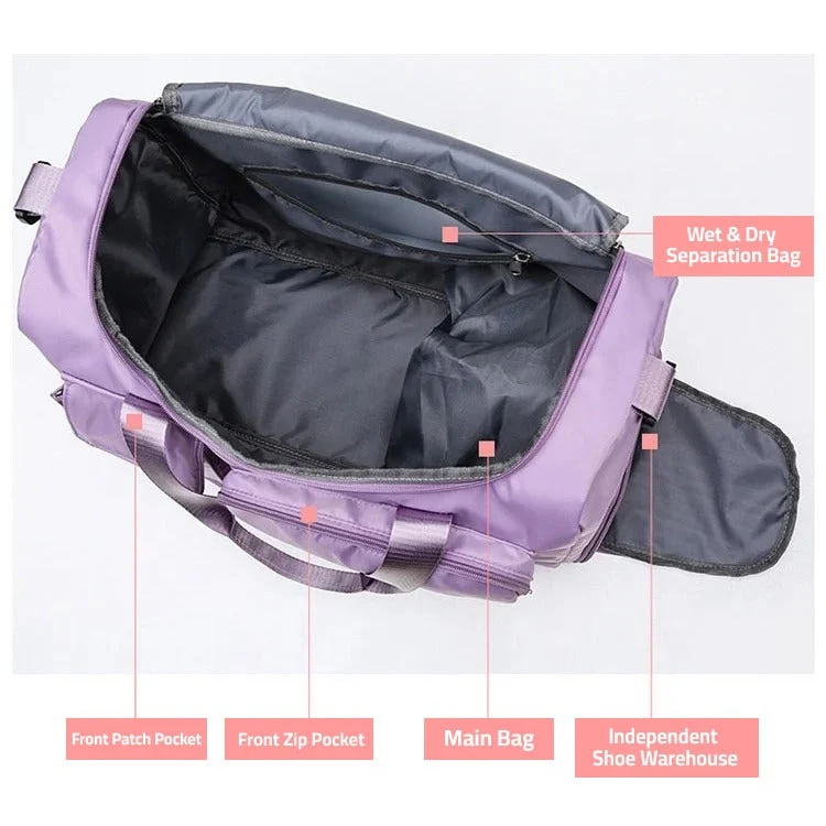 Sandsberg | Reisetasche Sport-Duffle | Mehrere Fächer mit Schuhfach