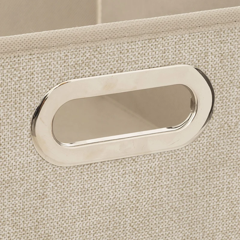 Faltbare Aufbewahrungsbox beige 31x31x31 cm Five®