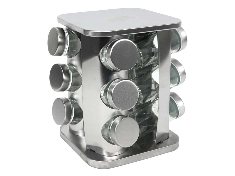 Cookinglife Gewürzregal RVS Drehbar 12-teilig
