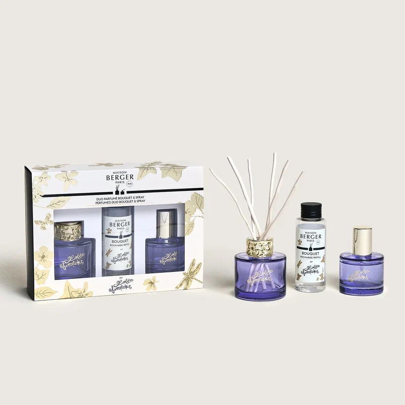 Maison Berger Geschenkset Duo Lolita Lempicka – Duftstäbchen 80 ml & Raumspray 50 ml – Lila
