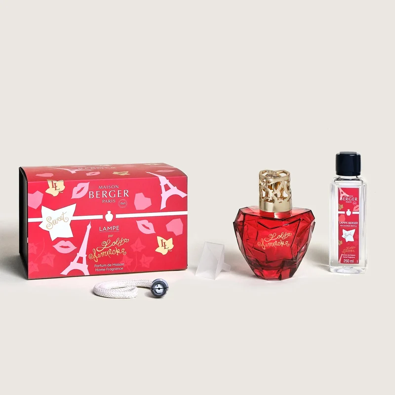 Maison Berger Geschenkset - Duftlampe Lolita Lempicka Sweet - Rot