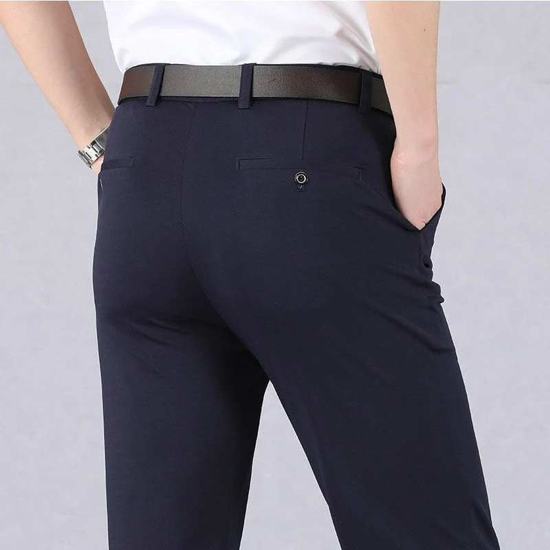 50% Korting - MasonPro - High Stretch Heren Klassieke Broek - Beperkte Aanbieding
