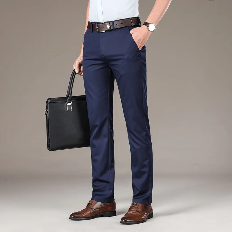 50% Korting - MasonPro - High Stretch Heren Klassieke Broek - Beperkte Aanbieding