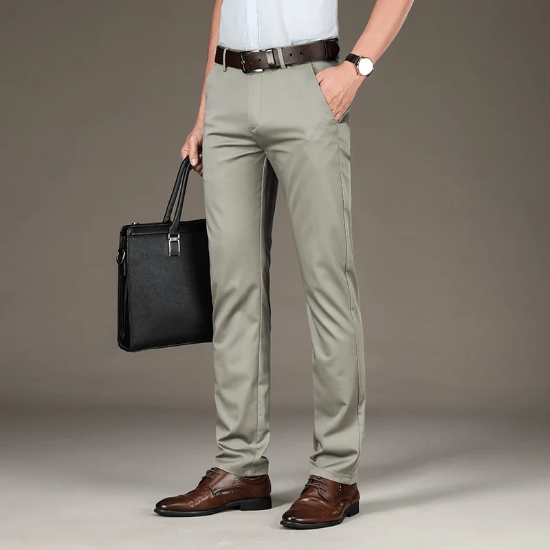 50% Korting - MasonPro - High Stretch Heren Klassieke Broek - Beperkte Aanbieding