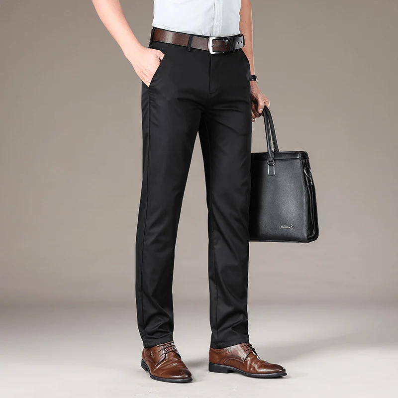 50% Korting - MasonPro - High Stretch Heren Klassieke Broek - Beperkte Aanbieding
