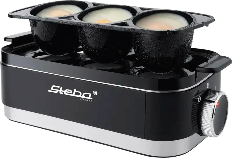 Steba EK 7 Eierkocher Schwarz-Edelstahl