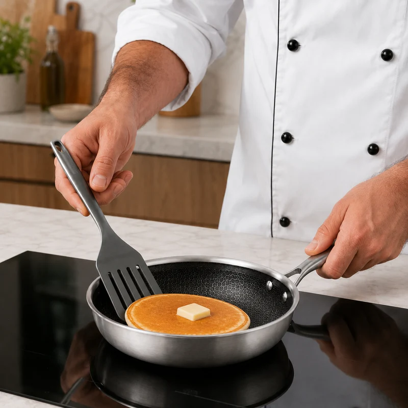 Cookinglife Bratpfanne HexaCook Hybride Pfanne ø 20 cm - NON STICK - geeignet für alle Wärmequellen - keramische Antihaftbeschichtung