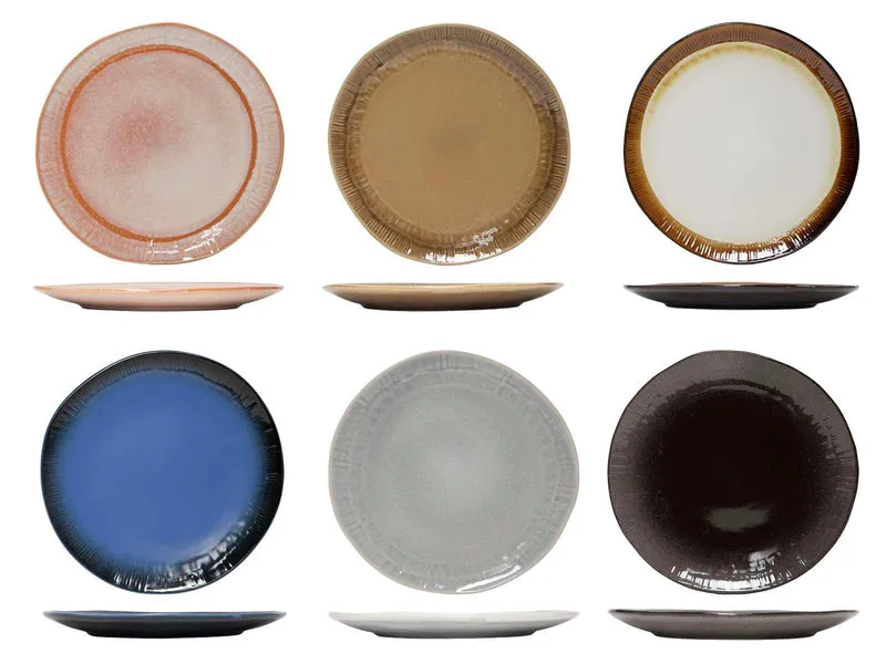 Studio Tavola Geschirrset Earth 30-teilig / 6 Personen - 6 Dinner-Teller, 6 Frühstücksteller, 6 Schalen, 6 Kaffeetassen und 6 Kaffeebecher