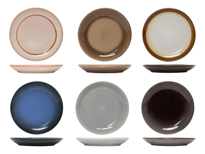 Studio Tavola Geschirrset Earth 30-teilig / 6 Personen - 6 Dinner-Teller, 6 Frühstücksteller, 6 Schalen, 6 Kaffeetassen und 6 Kaffeebecher