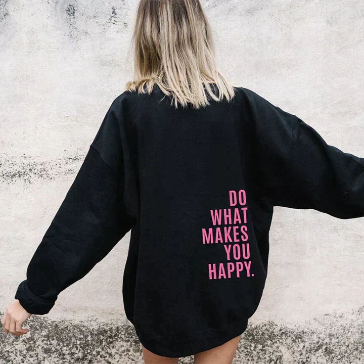 Quinne | Mode Brief gedrukt Dames Hoodie Sweatshirt