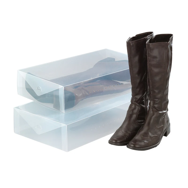 Stiefel und Schuhbox transparent 2 Stück Wenko