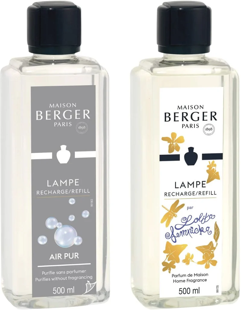 Maison Berger Nachfüllpackungen - für Duftbrenner - So Neutral + Lolita Lempicka - 2 x 500 ml