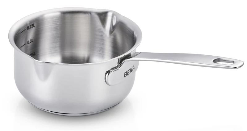 Beka Topfset Maestro 5-teilig - ohne Antihaftbeschichtung - geeignet für alle Wärmequellen (Kochpannen, Stielkasserolle & Suppentopf)