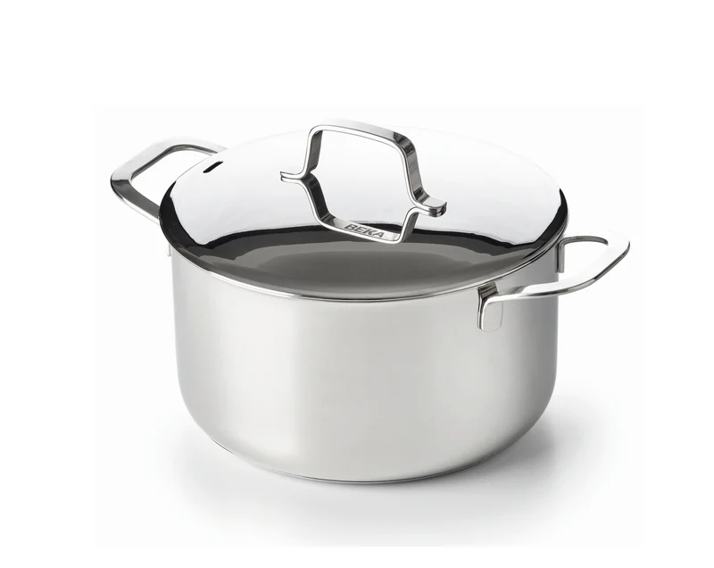 Beka Topfset Maestro 5-teilig - ohne Antihaftbeschichtung - geeignet für alle Wärmequellen (Kochpannen, Stielkasserolle & Suppentopf)