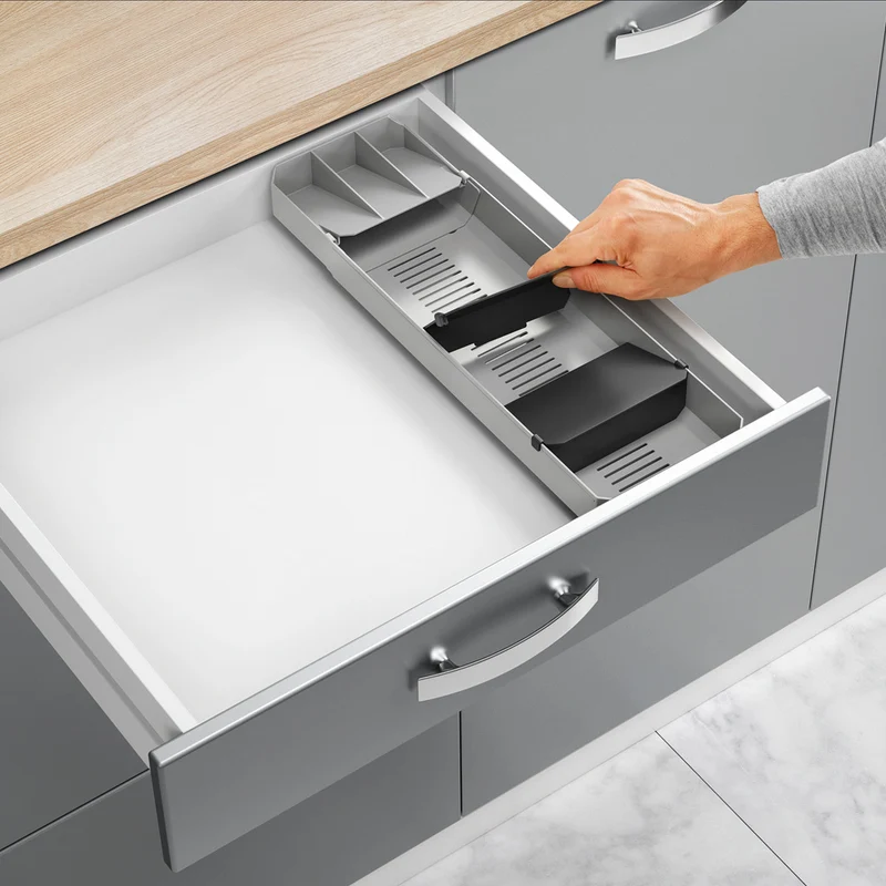 Besteckkasten verstellbar Metaltex