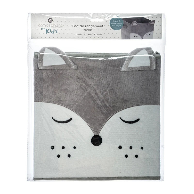 Aufbewahrungskorb Kinderzimmer Fuchs 29 x 29 cm - Atmosphera