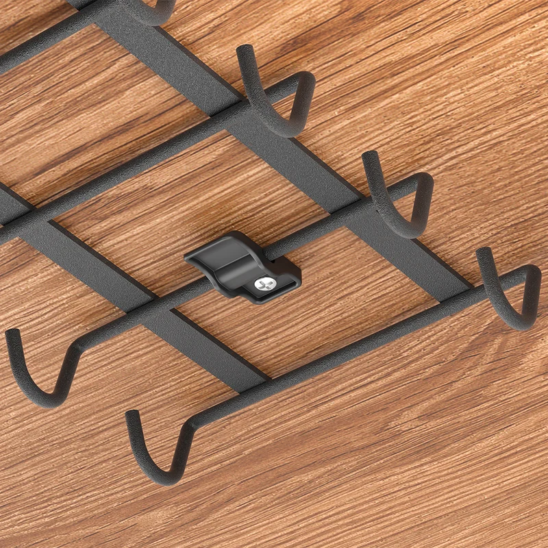 Tassenhalter auf Regal Metaltex - Black Edition
