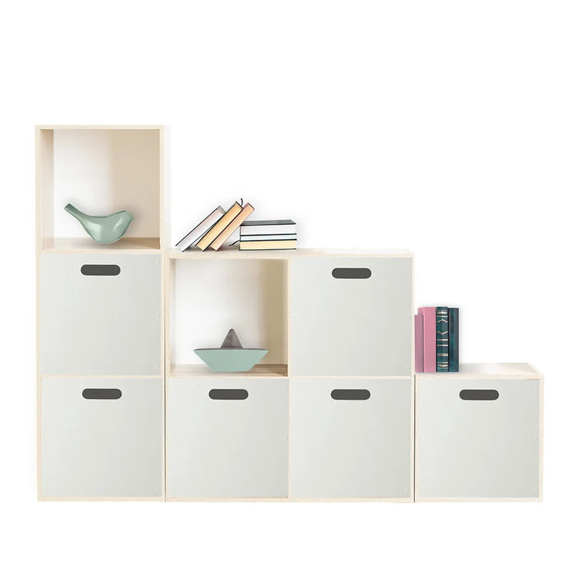 Weiße Aufbewahrungsbox Holz 31 x 31 x 15 cm Five®