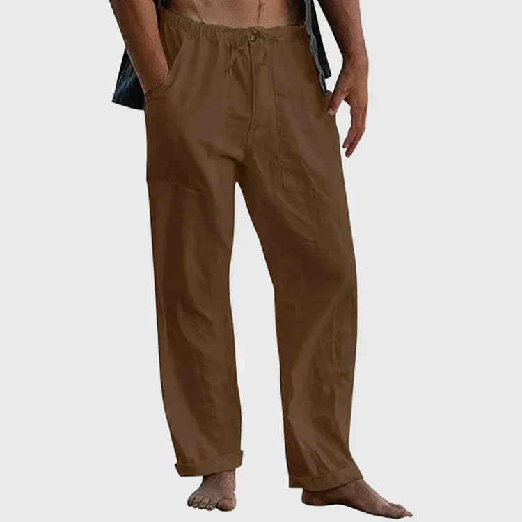 Casual linnen broek voor mannen | Werk