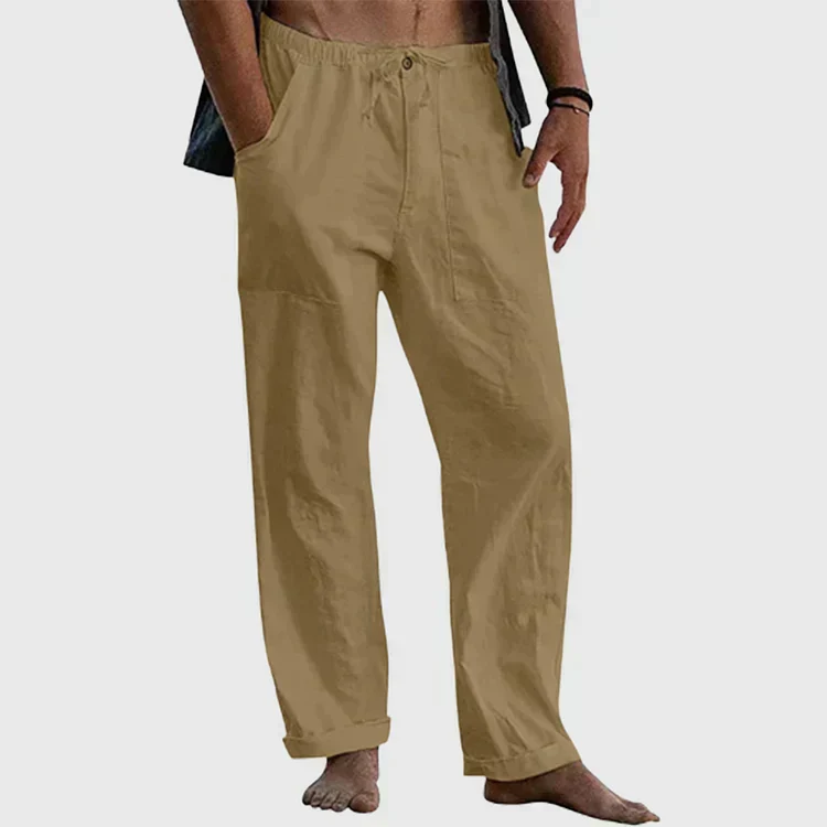 Casual linnen broek voor mannen | Werk
