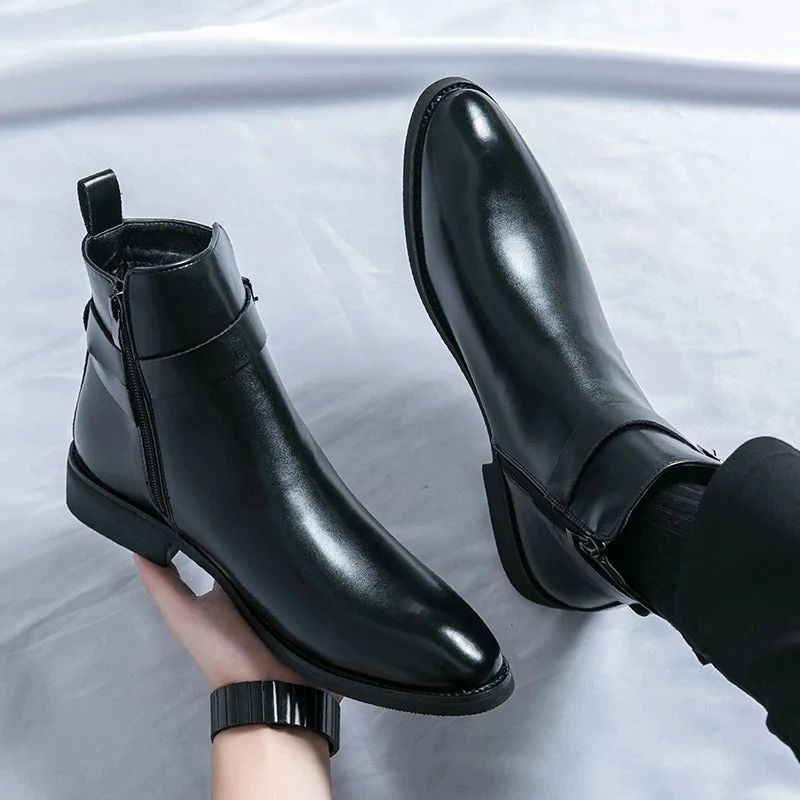 Elegante leren laarzen voor heren | Comfort