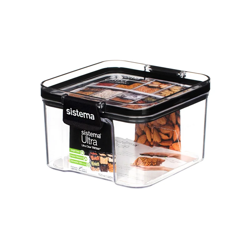 Luftdichte Vorratsdose 460 ml stapelbar Sistema