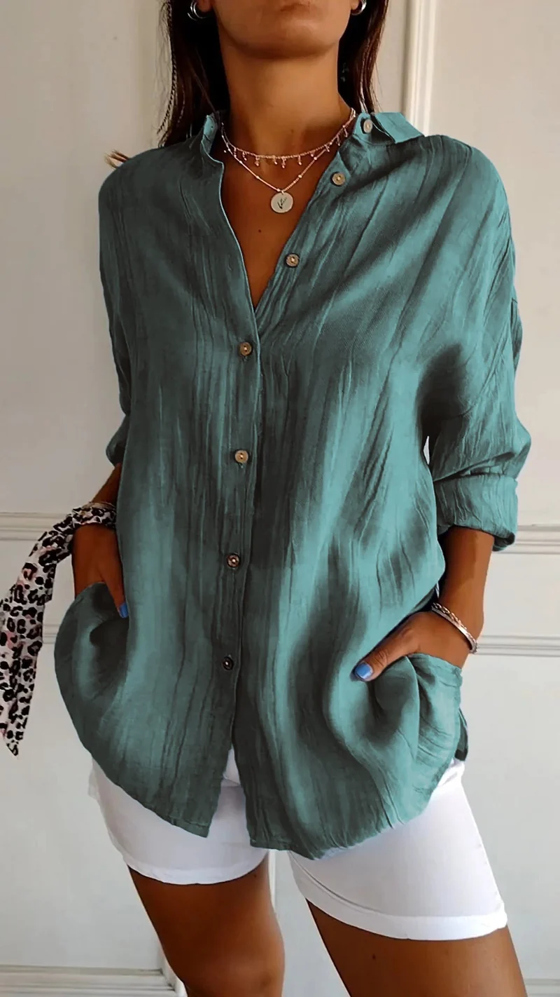 Elegante lichte blouse voor dames | Lange mouwen