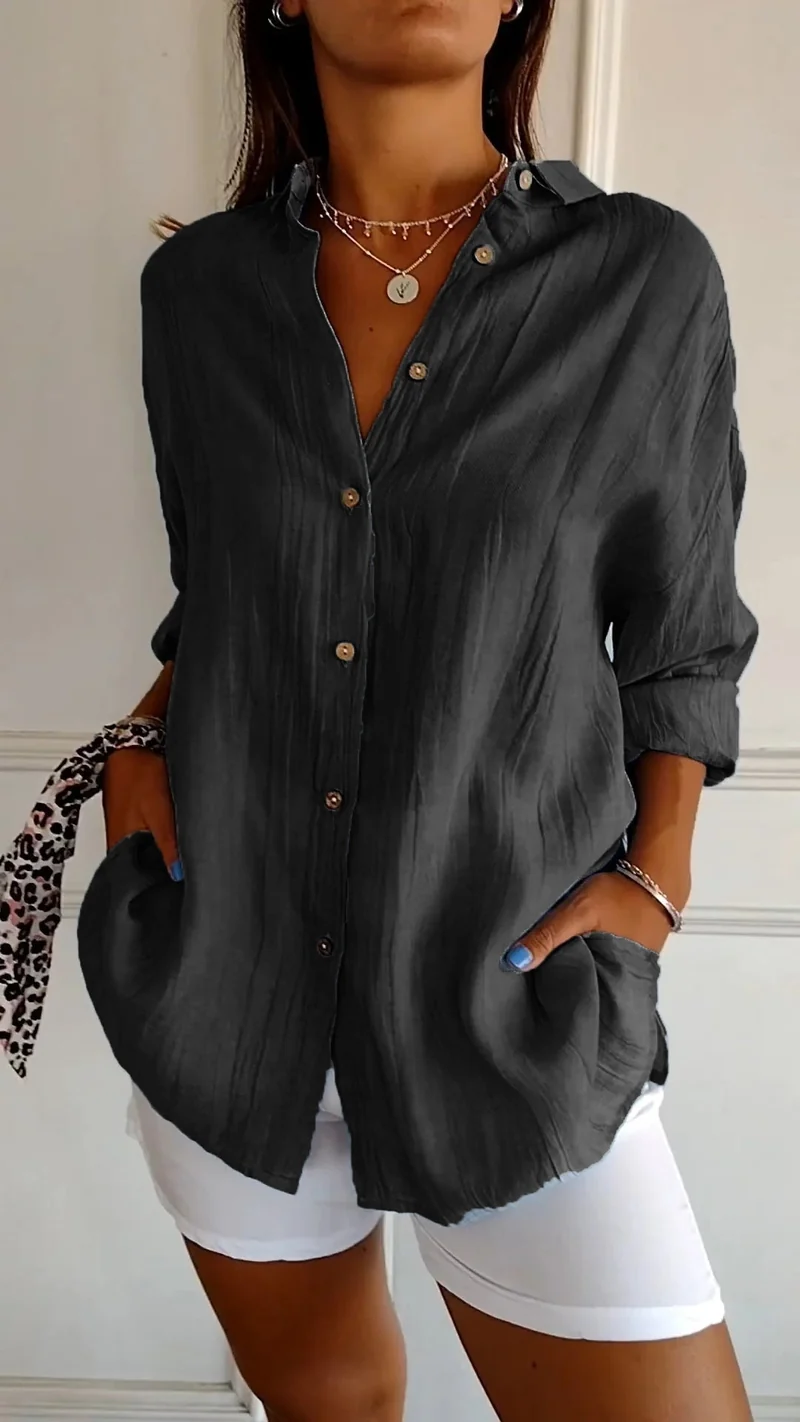 Elegante lichte blouse voor dames | Lange mouwen