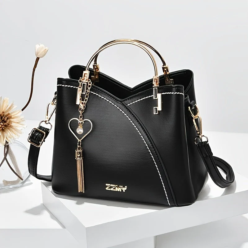 Luxe leren handtas voor dames | Klein