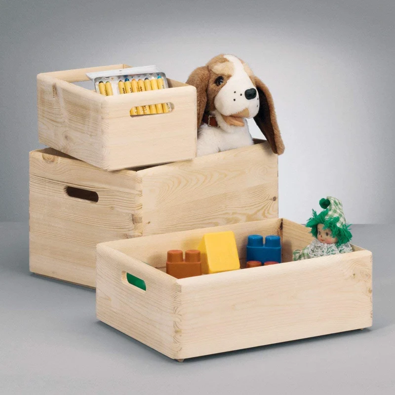 Aufbewahrungsbox aus Holz 40x30x15 cm Zeller