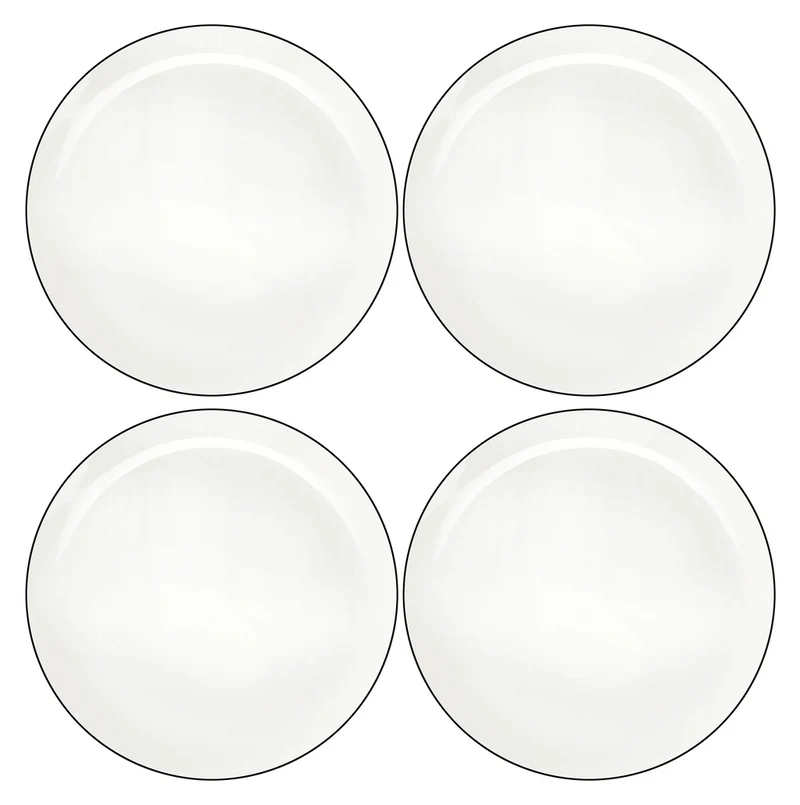 ASA Selection Speiseteller A Table Ligne Noire ø 26,5 cm - 4 Stück