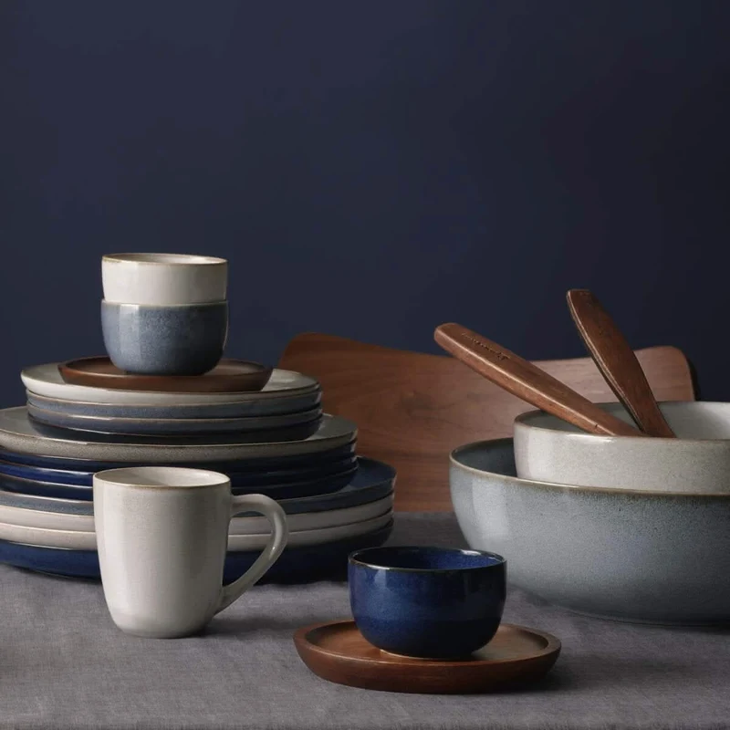 ASA Selection Speiseteller Saisons Denim ø 26,5 cm - 4 Stück