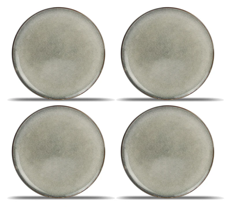 Salt & Pepper Frühstücksteller / Dessertteller Meridian Grün/Blau ø 20 cm - 4 Stück