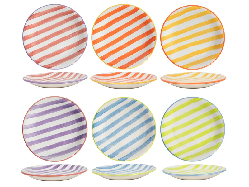 Cookinglife Frühstücksteller / Dessertteller Summer Vibes ø 19 cm - 6 Stück