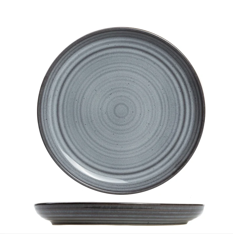 Cosy & Trendy Frühstücksteller / Dessertteller Kentucky Grey ø 22 cm - 4 Stück